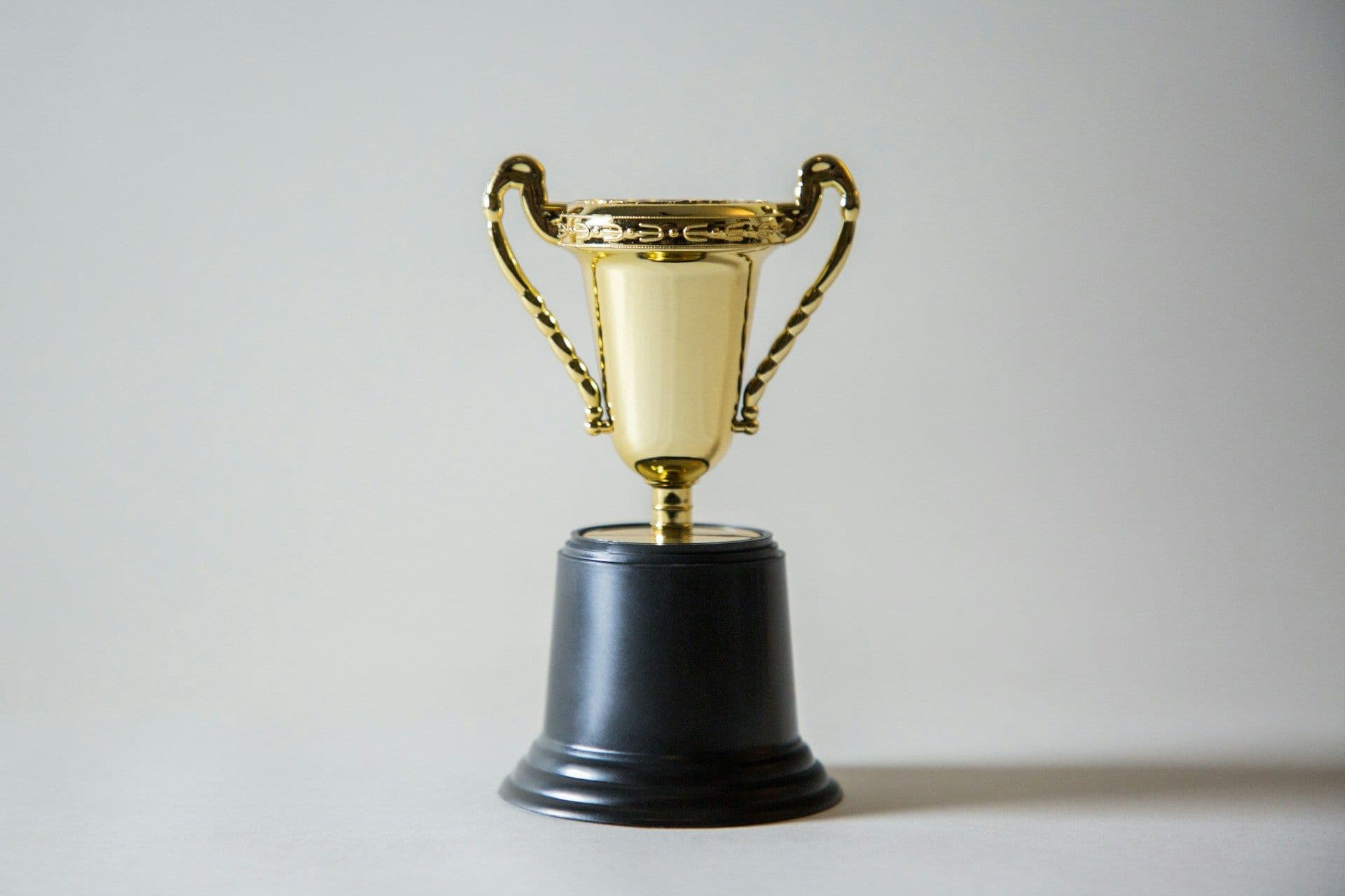A gold trophy.