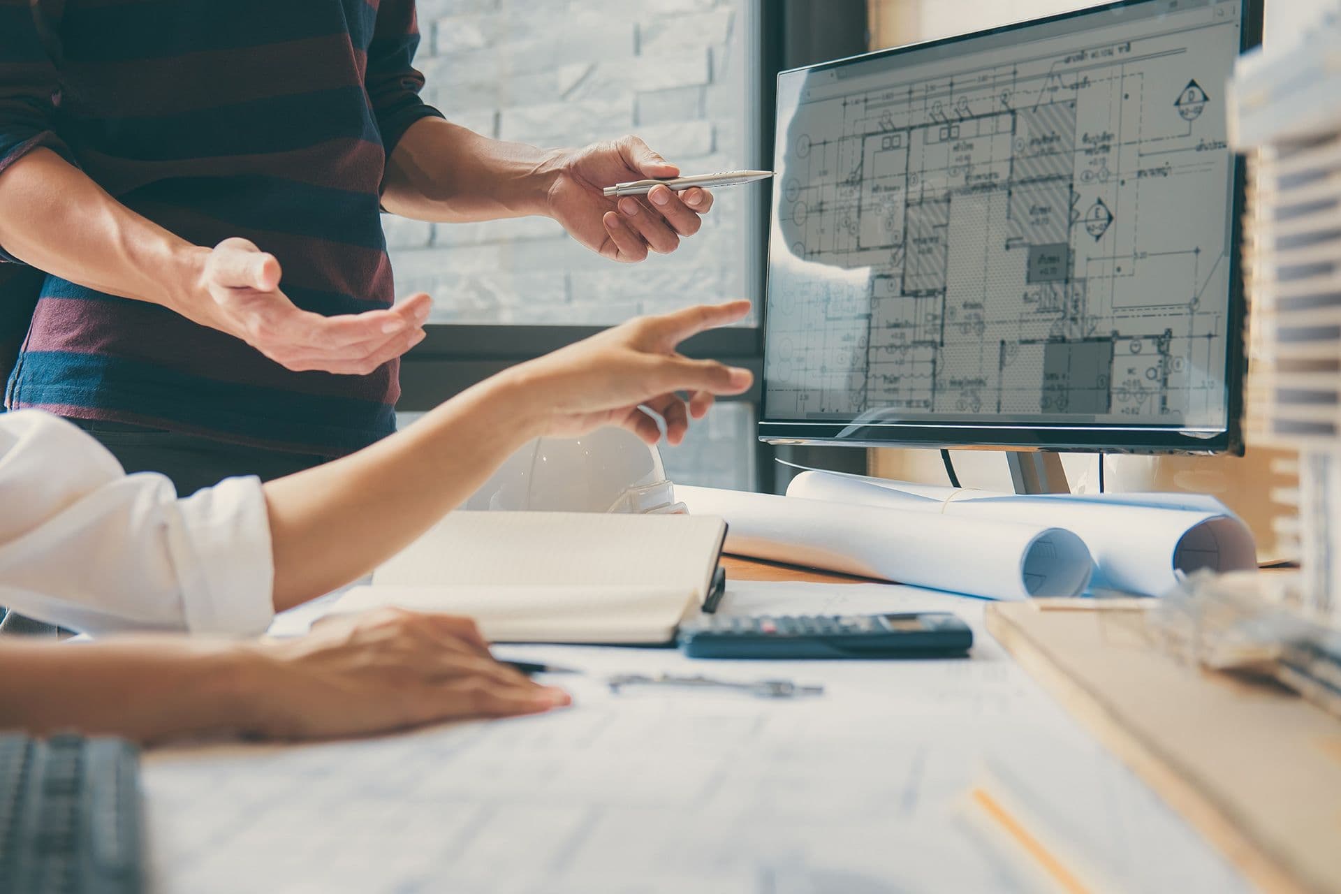 People planning a project